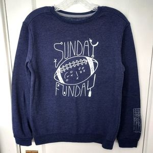 Cat & Jack Boys Sweatshirt Blue L 12/14